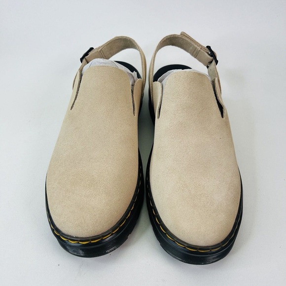 Dr. Martens Carlson Warm Sand Suede Mule / Sandal Men’s Size 10 Women’s Size 11 - Picture 5 of 7